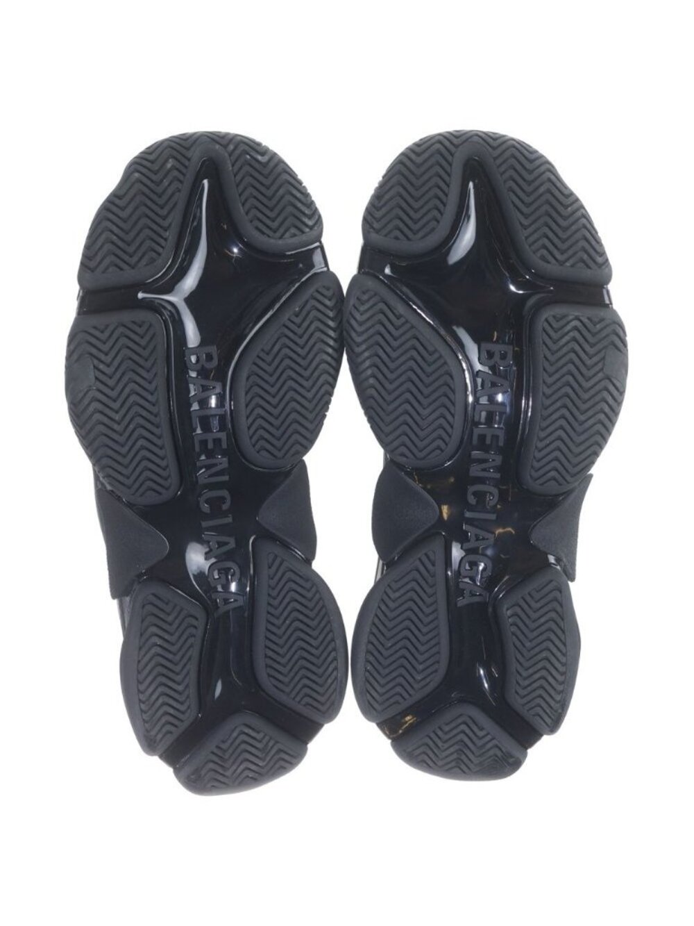 Balenciaga Triple S Sneaker Allover Logo S Low Cut Sneakers Black - Picture 5 of 6